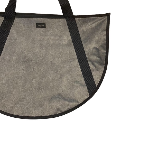 THIRTY-ONE grey round bottoms tote bag purse - Picture 5 of 7